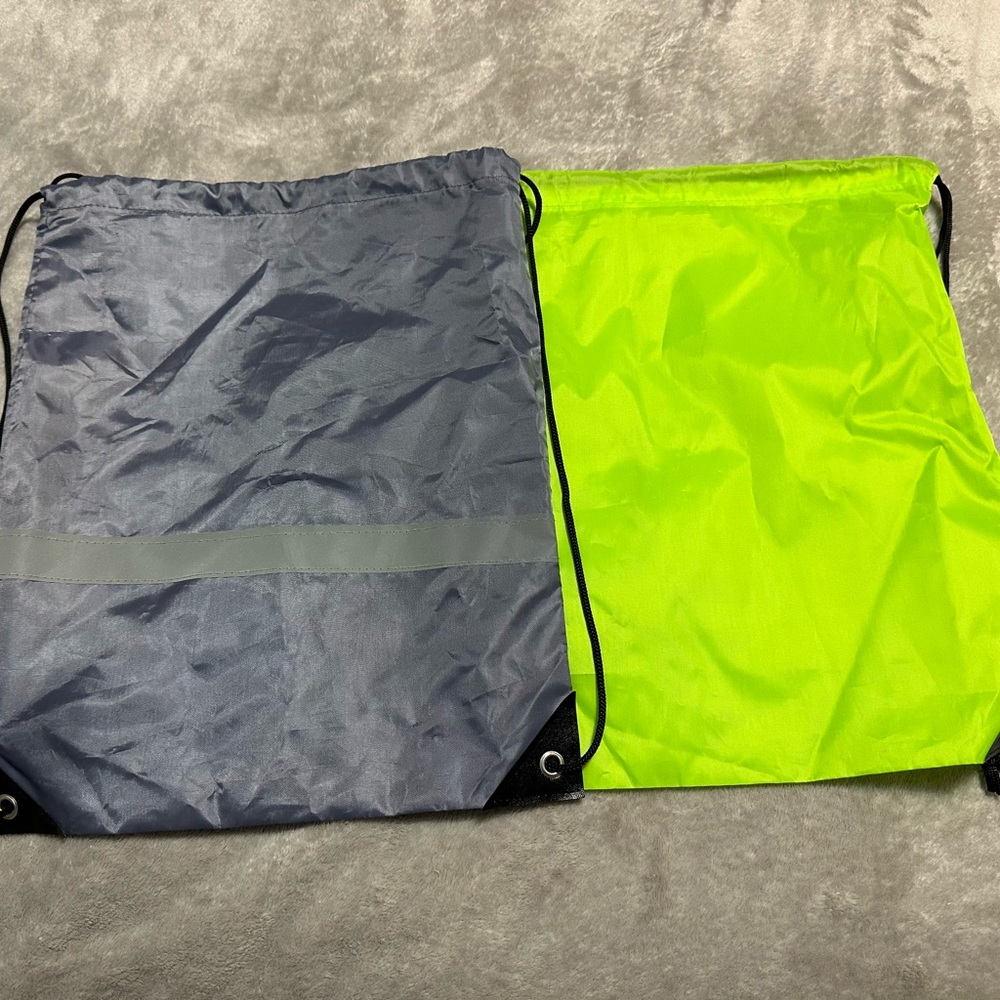 Bundles of two drawstring bags new